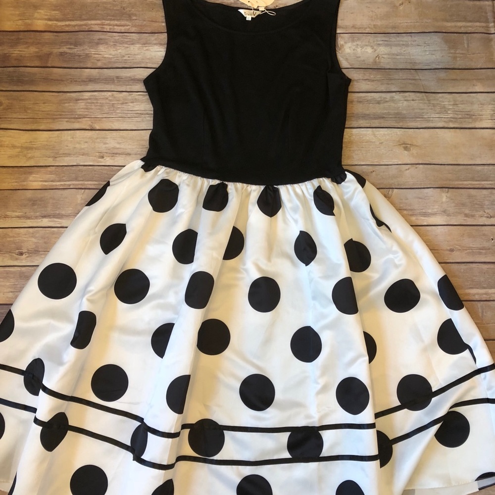 Black and White Party Dress